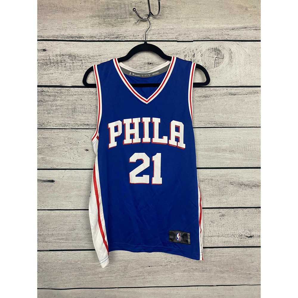 Philadelphia 76ers 21 Embiid Jersey- Men's Small